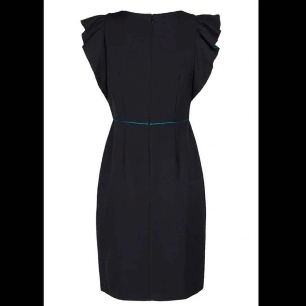 NWT Taylor Knee Length Flutter Sleeve Sheath Dress - Picture 5 of 5